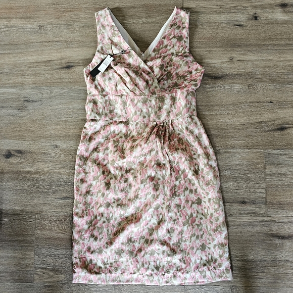 Talbots size 10 muted floral lined dress new!! - Picture 8 of 10